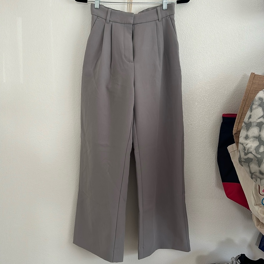 High waisted trouser pants